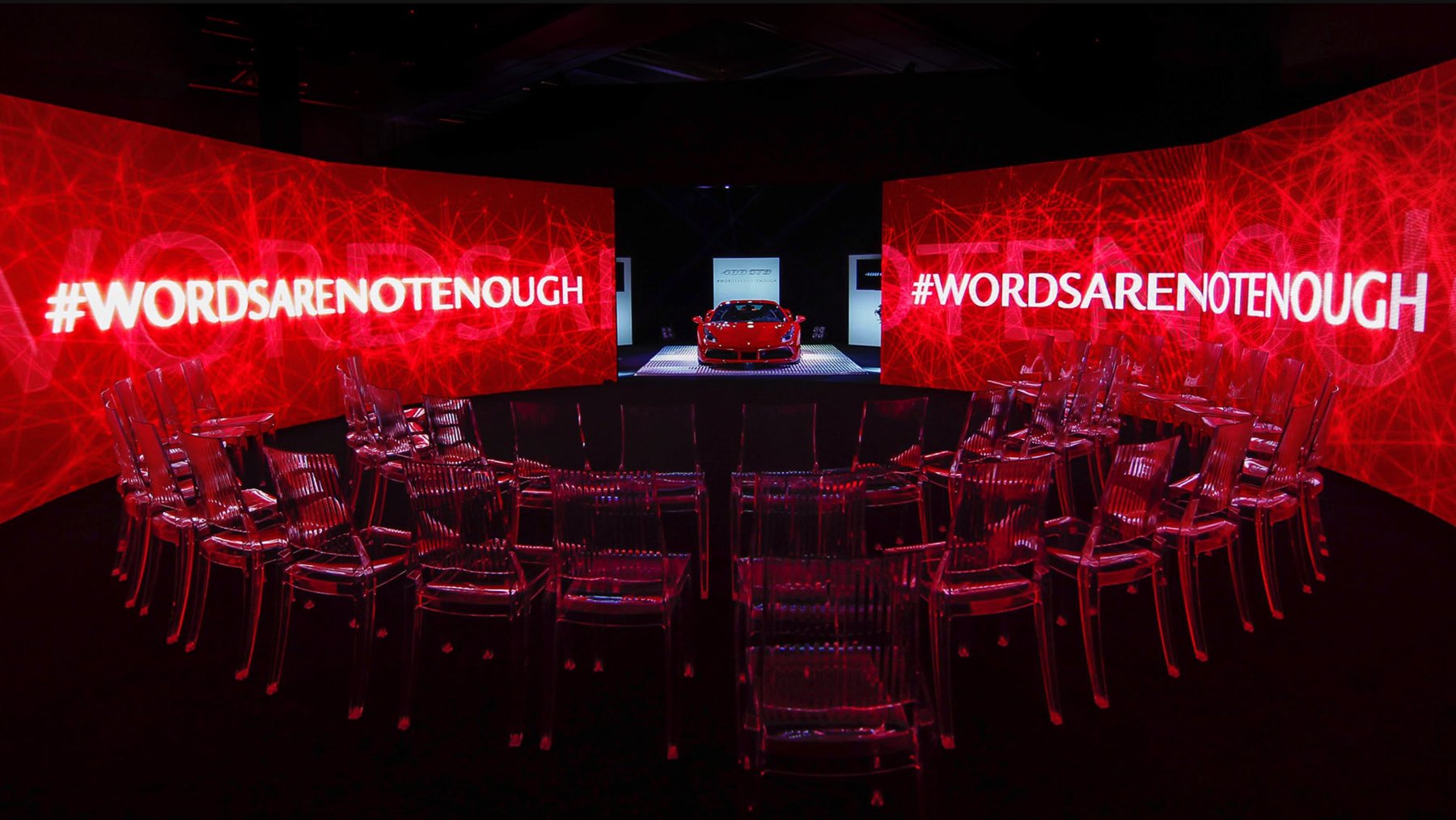 Ferrari Private Viewing — ONLK project in Dubai